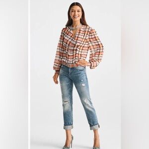 NWOT CAbi Whist Blouse Size M - Spring 2023